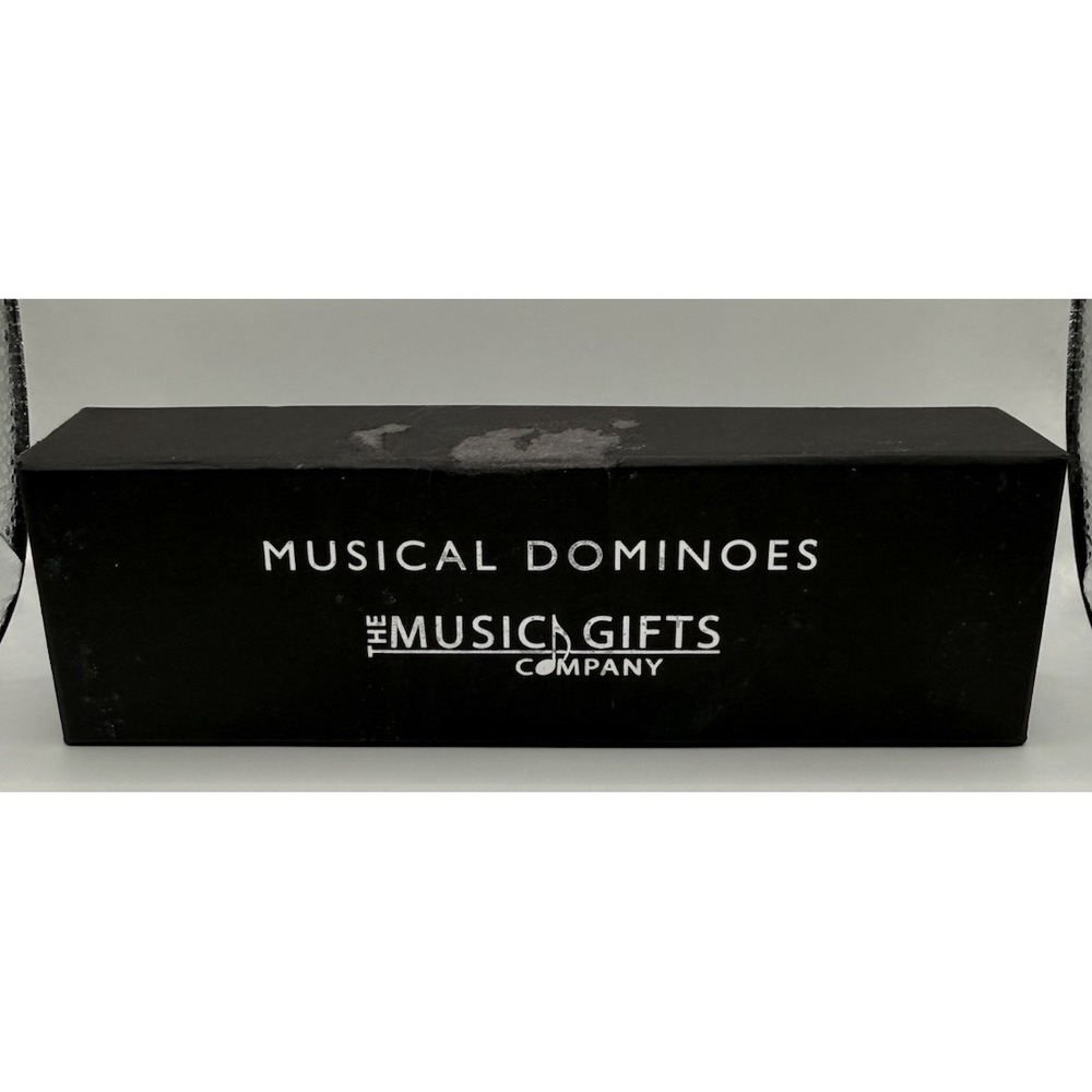 The Music Gifts Company Musical Dominoes Game - 28 Music Note Pieces Boxed